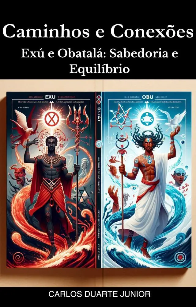 Capa de Livro: Exú e Obatalá: Sabedoria e Equilíbrio