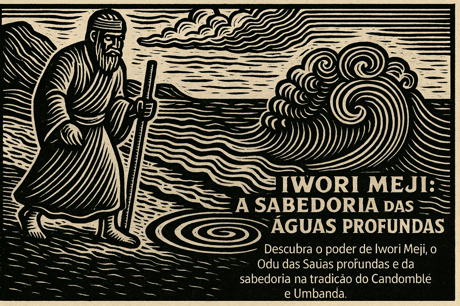 🌀 Iwori Meji: A Sabedoria das Águas Profundas Iwori Meji: a sabedoria espiritual e o equilíbrio das águas no Ifá